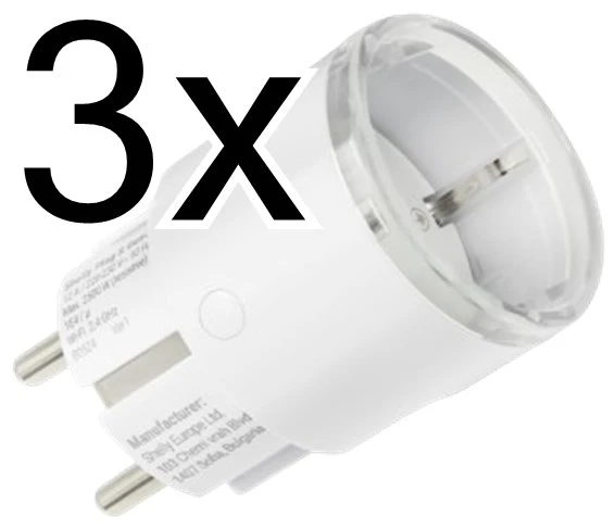 3 x Fjärrplug
